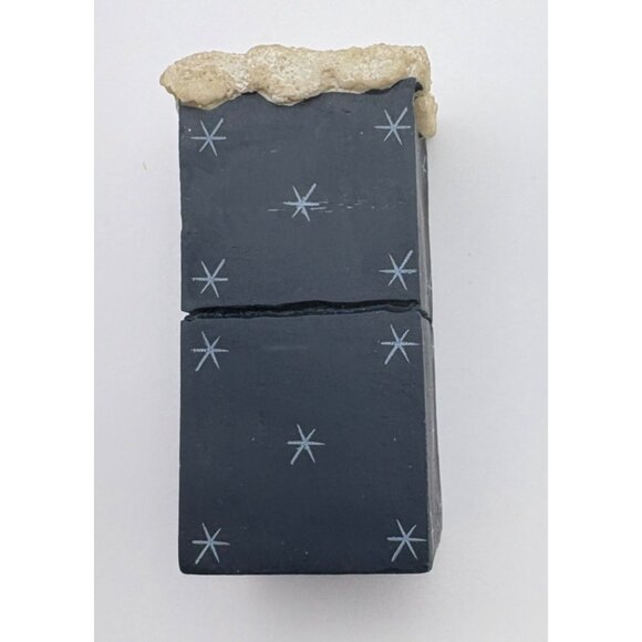 Vintage Snowman Themed Cheese Spreader With Holder Rustic Christmas Decor - Picture 3 of 10